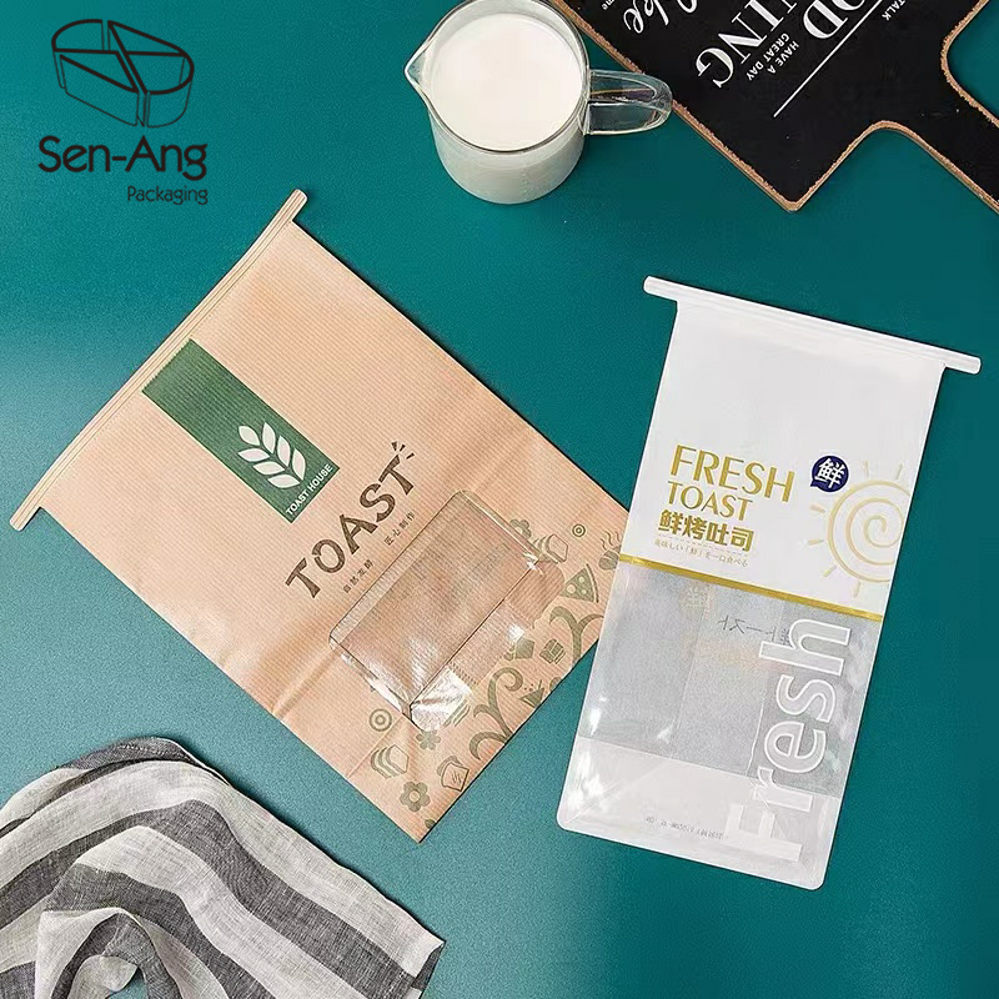 Best Selling Takeaway Kraft Food Bag Bread Paper Bag