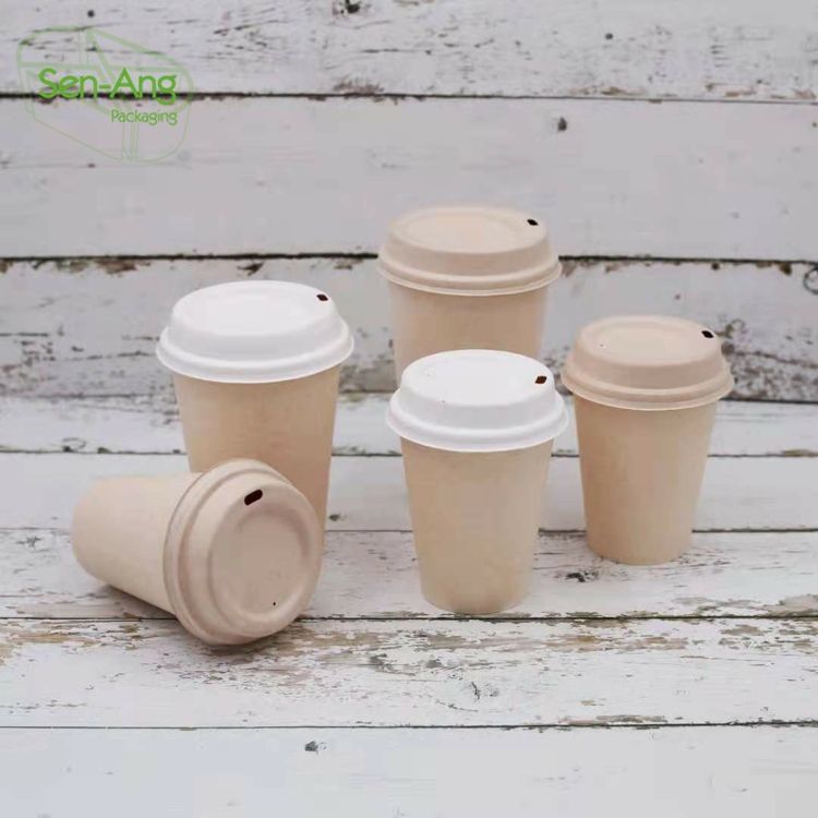 Top Fashion Custom Disposable Biodegradable Sugarcane Pulp Cup