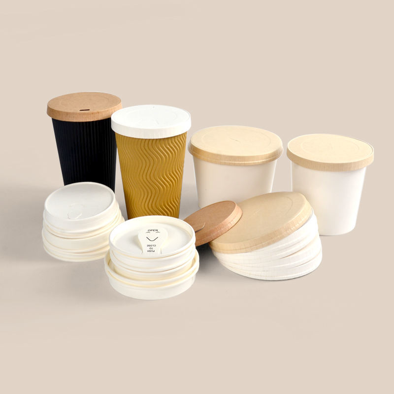 Wholesale Custom Disposable Coffee Cups with Lids