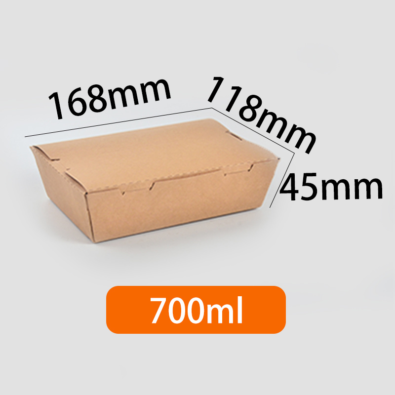700ml Custom Size Takeaway Food Delivery Paper Box for Restaurant