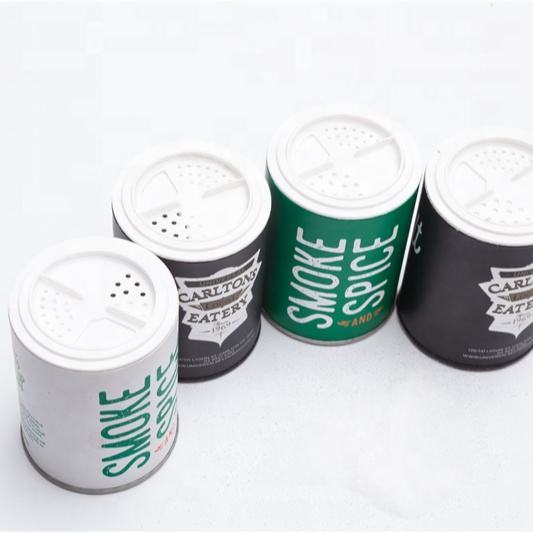 Customized Printing Salt Spices Paper Jar Food Grade Paper Tube