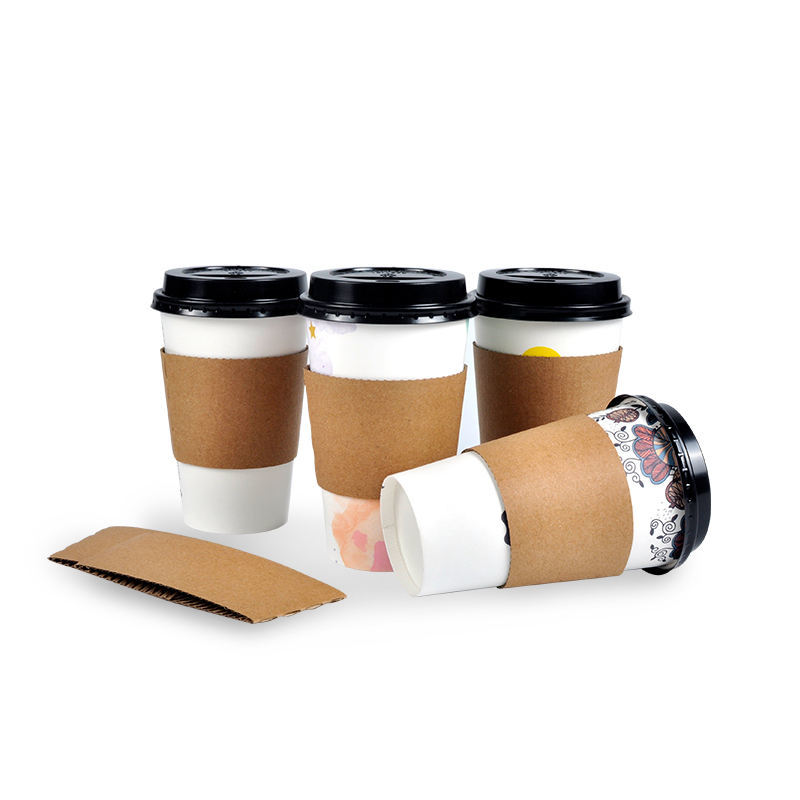 Hot Disposable Custom Paper Coffee Cup Sleeve