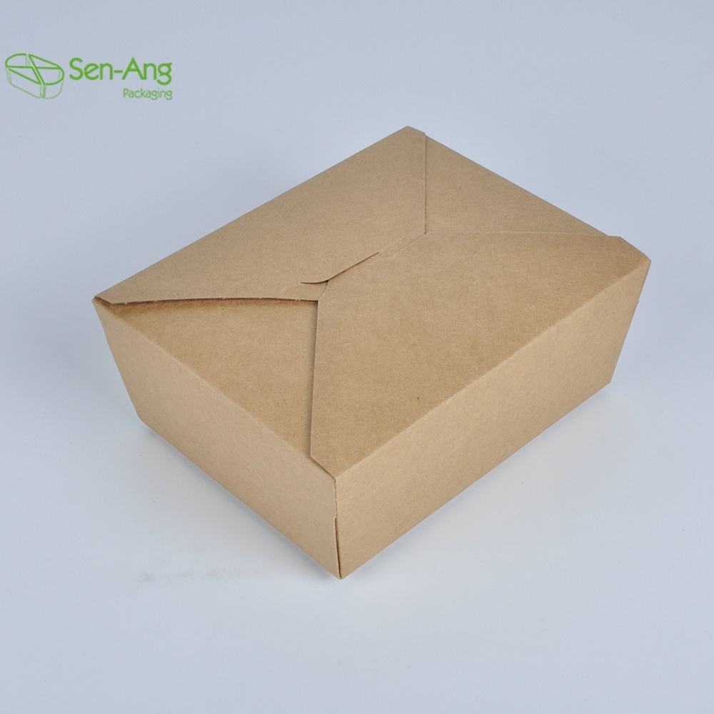 Best Selling Takeaway Multi Size Sushi Take Away with Window Kraft Paper Box