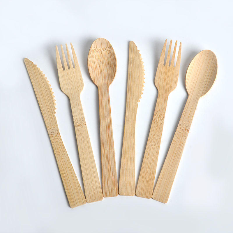 Disposable Bamboo Cutlery Wholesale Natural Bamboo Utensils
