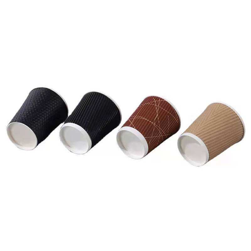 Custom Multi Size Double Wall Corrugated Coffee Cups