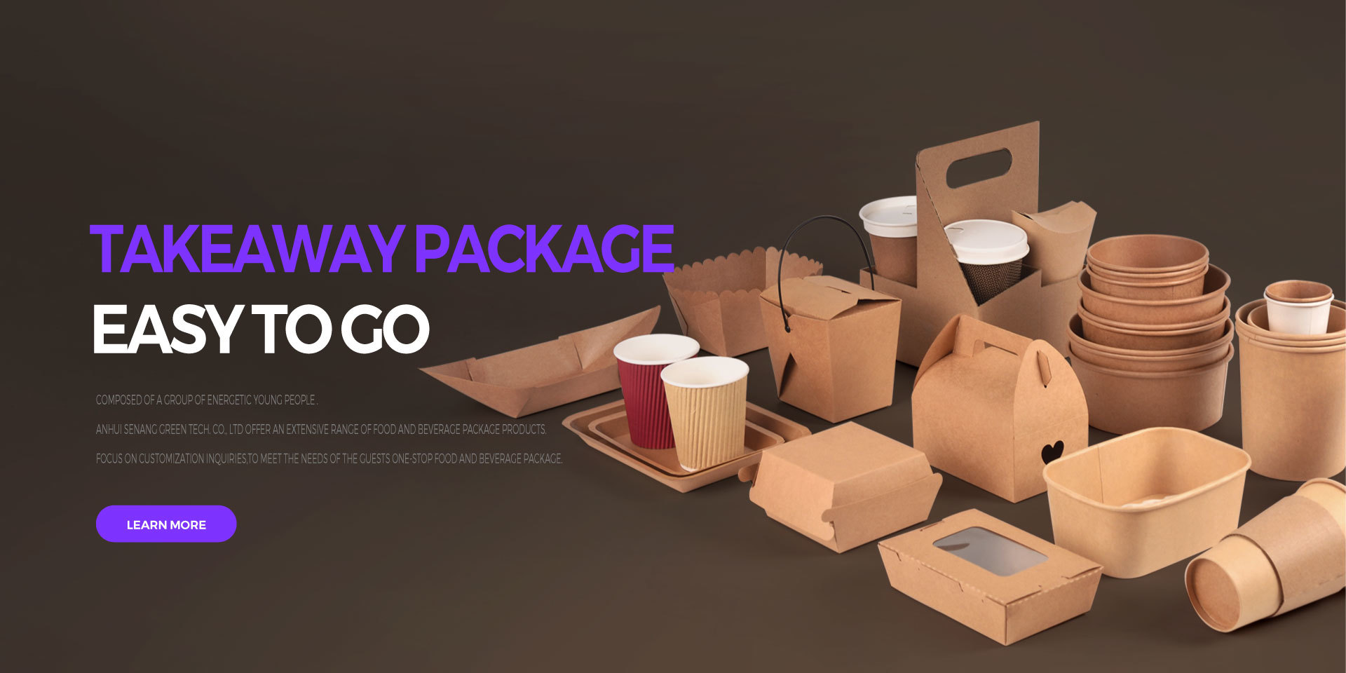 Take Away Food Paper Packing