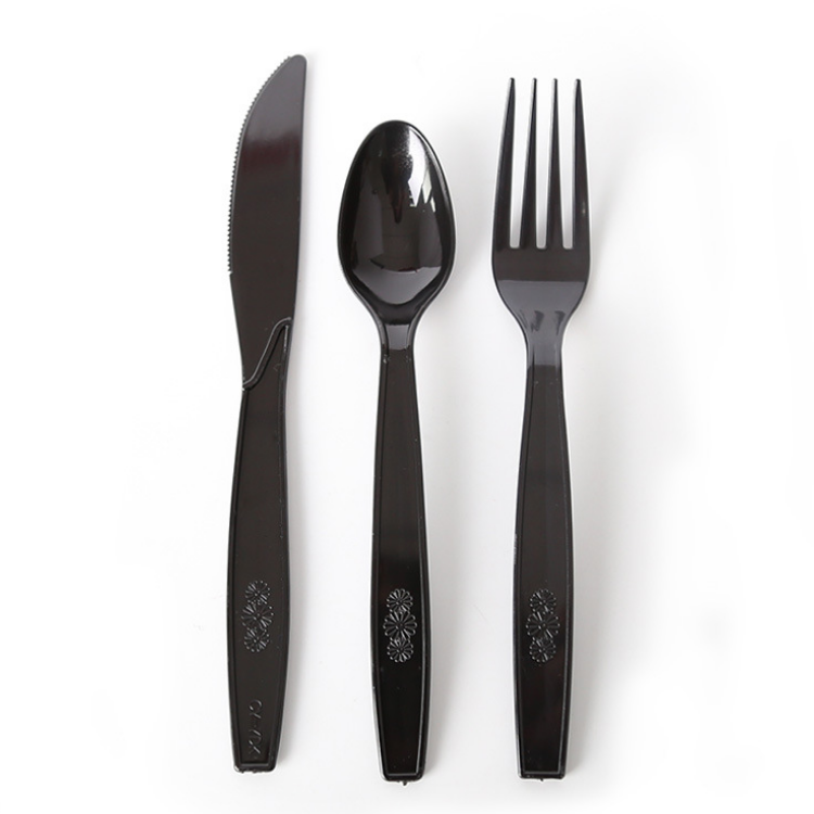 Disposable Eco-Friendly Plastic Cutlery Set Fork Knife Spoon