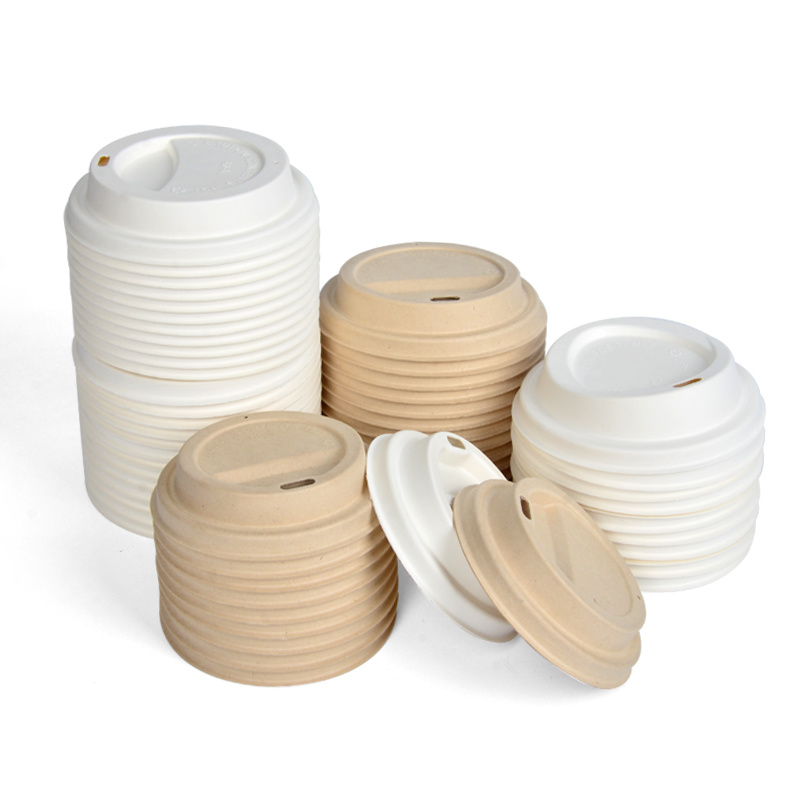 Biodegradable Disposable Pulp Lid for Takeaway Cup