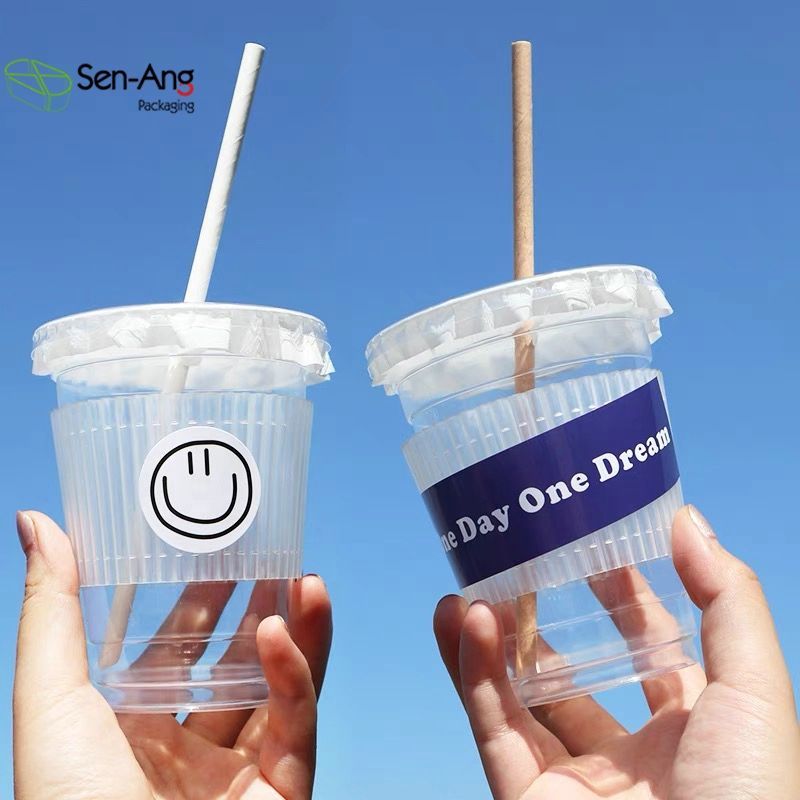 Individually Wrapped Custom Biodegradable PLA Straw Paper Straw