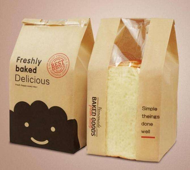 Showcase fresh bread in eye-catching paper bags