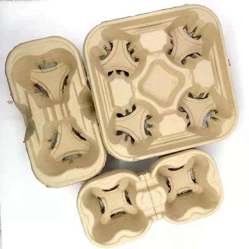 Disposable Takeaway Drink Cup Holder Coffee Paper Cup Takeout Holder