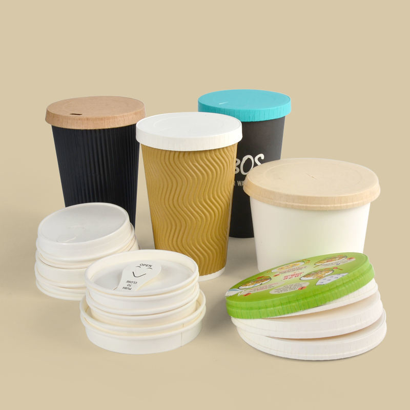 Hot Sale Biodegradable Disposable 12oz Paper Cups with Lid