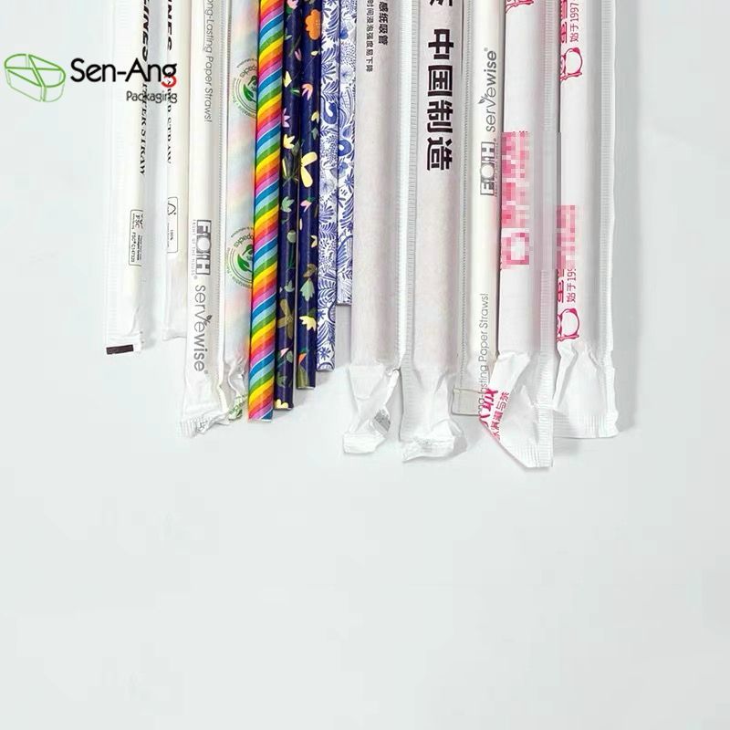 Eco Friendly Custom Biodegradable Food Grade Paper Straw