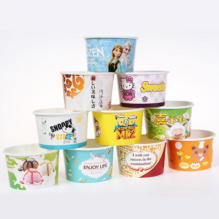 Customize your own ice cream cups to differentiate your brand