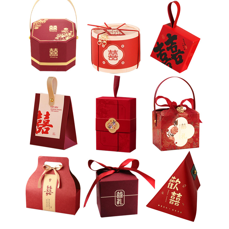 Party Favor Boxes Decorations Gable Treat Paper Gift Box