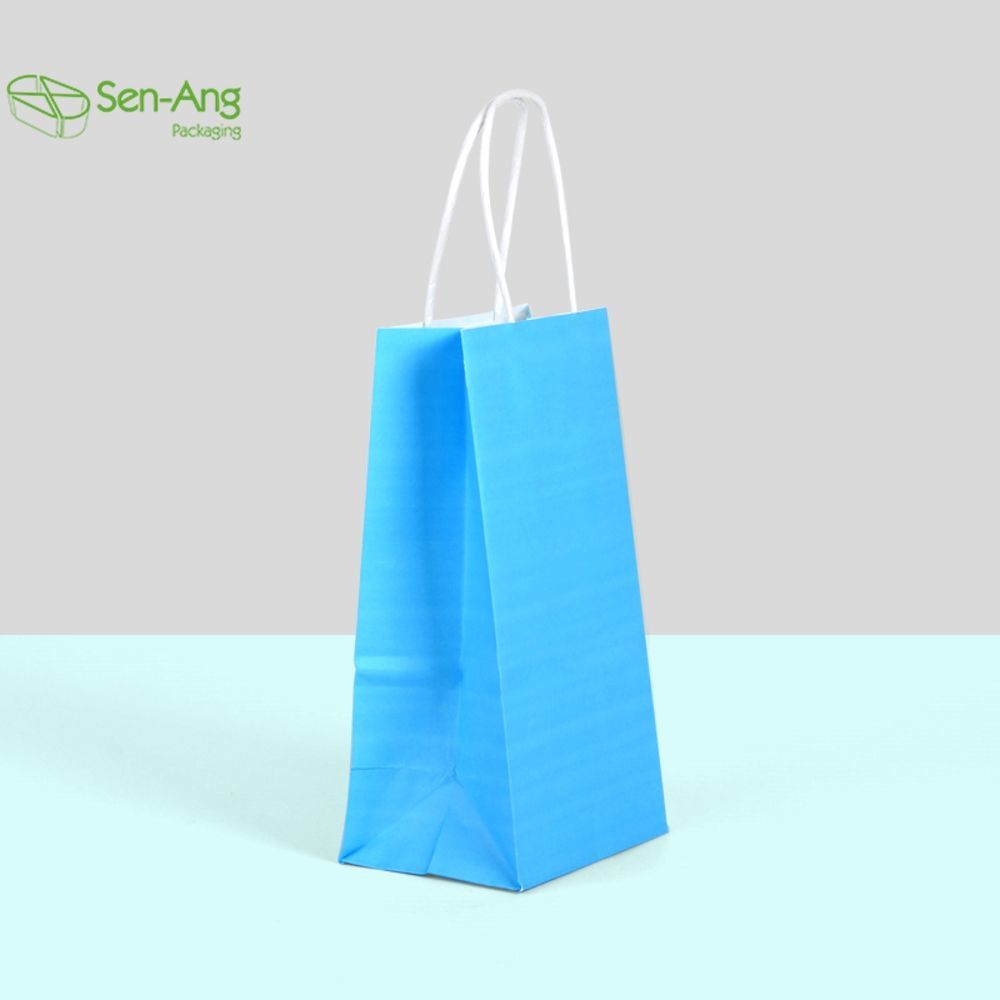 Wholesale Food Pasta White Paper Custom Instant Kraft Paper Bag Gift Bags