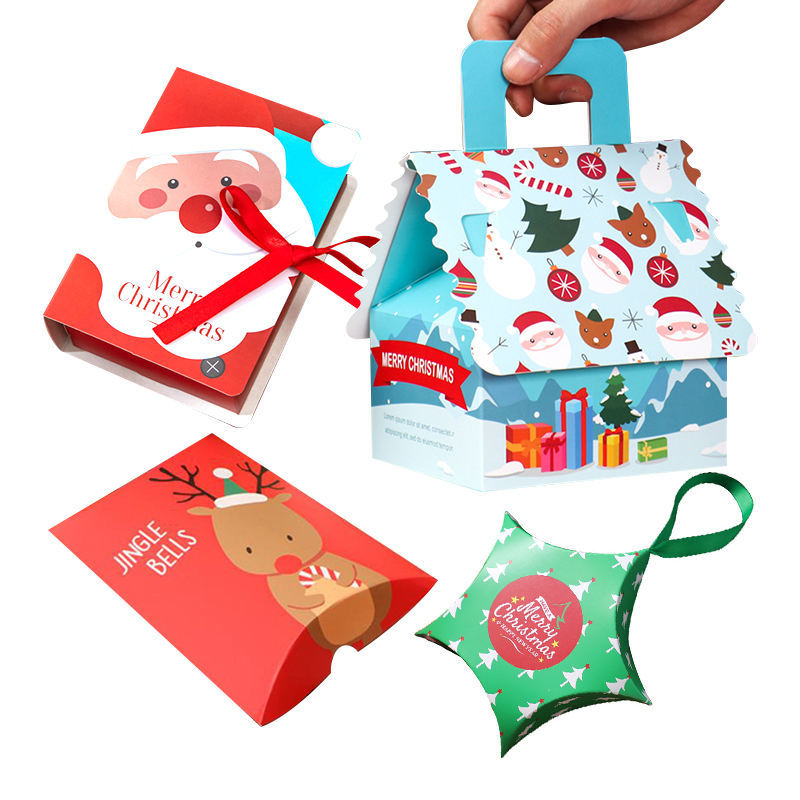 Custom Candy Packing Square Easter Christmas Paper Gift Box