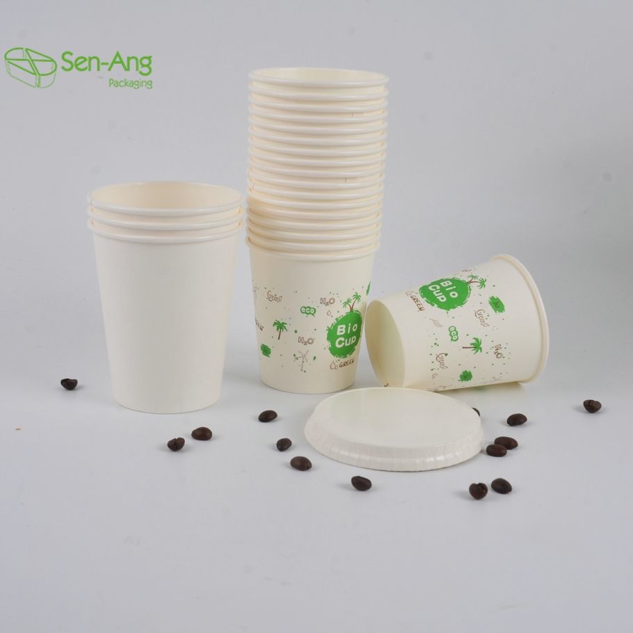 Factory Price Plastic Free 8oz 12oz Take Away Paper Cup