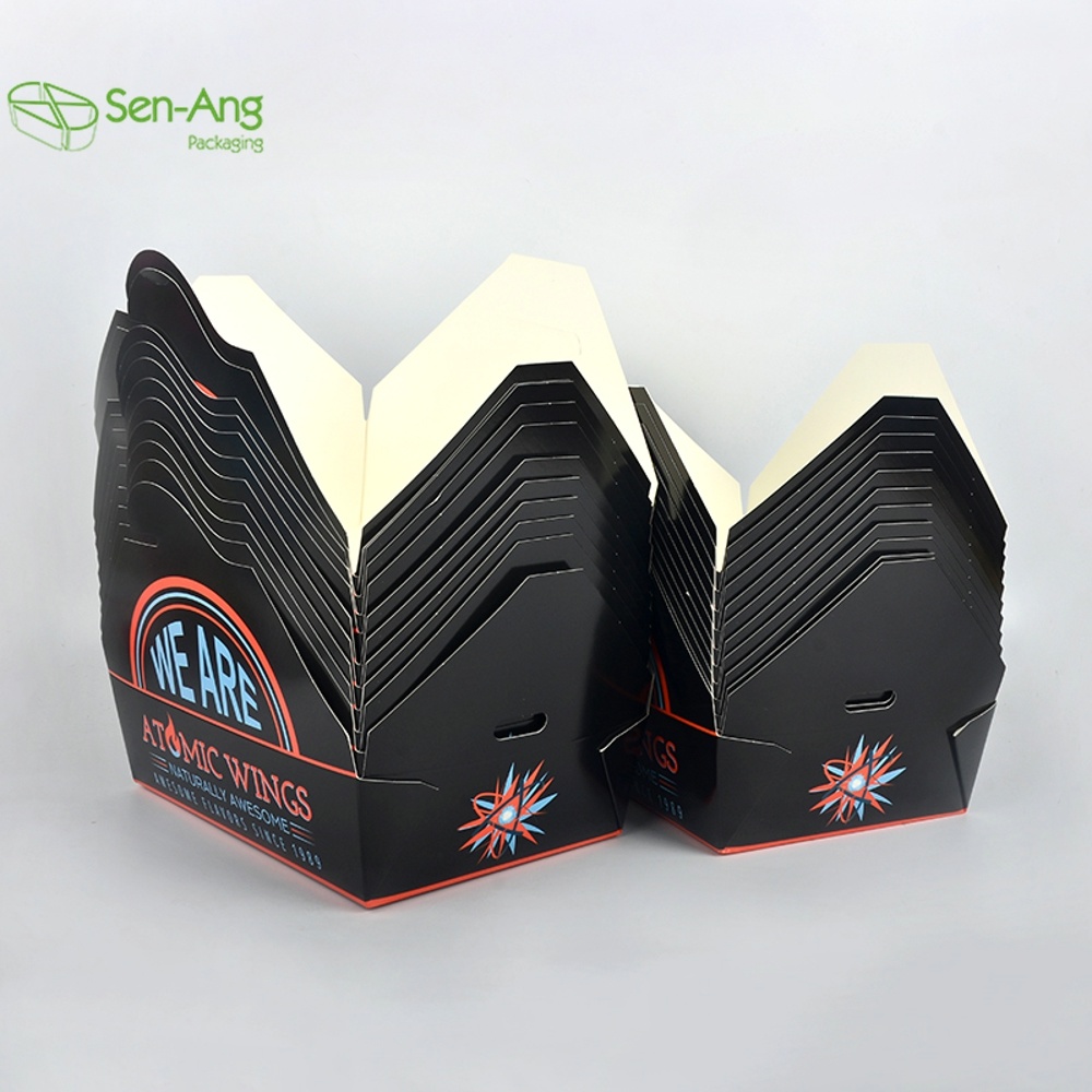 750ml Rectangular Food Container Takeaway Pasta Takeway Paper Lunch Box