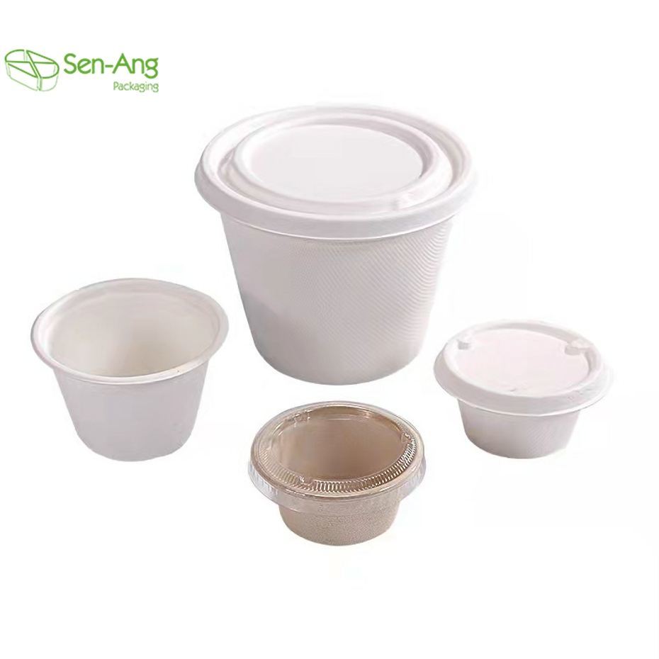 Compostable Biodegradable Sugarcane Bagasse Take Away Cup