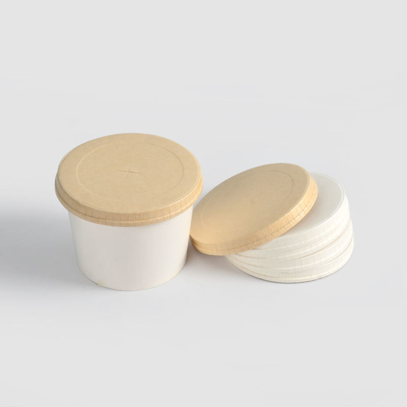 Wholesale Disposable Kraft Paper Cup Lid For Sale