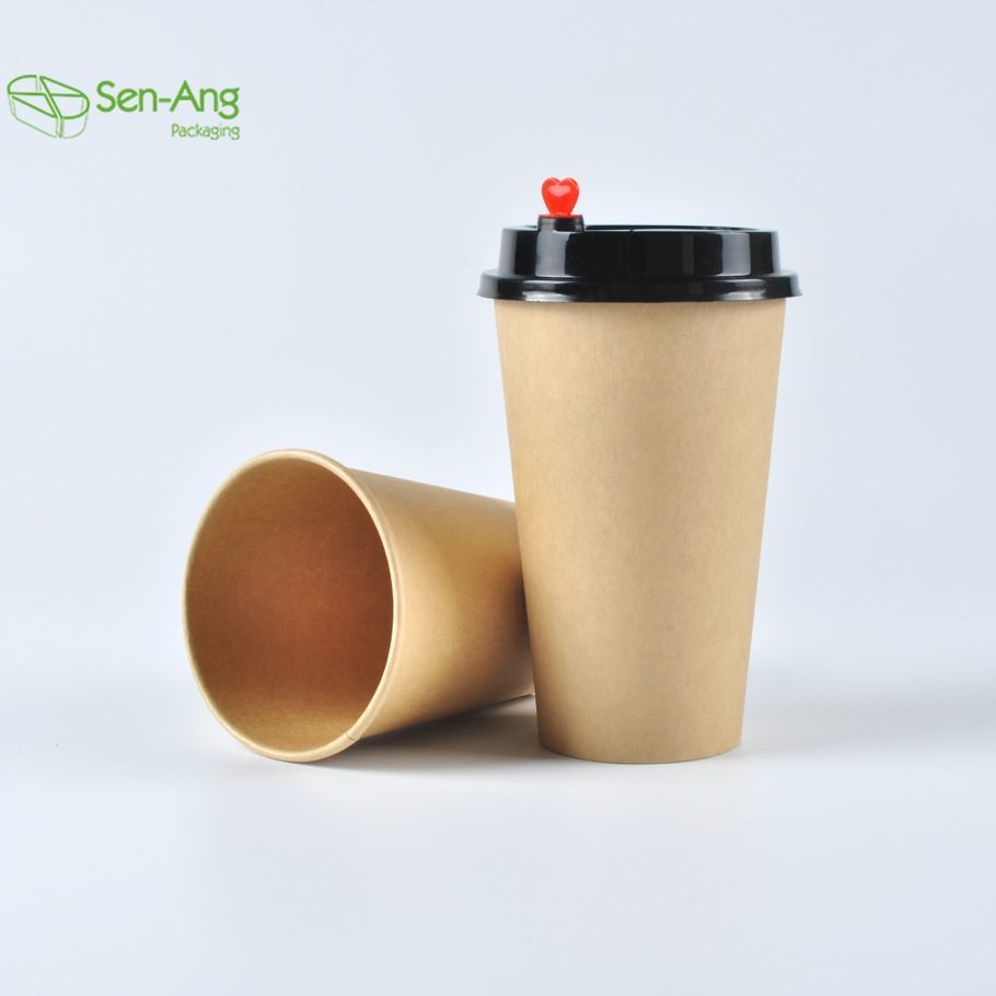 Disposable Eco Friendly Printed Logo Single Wall Paper Cup