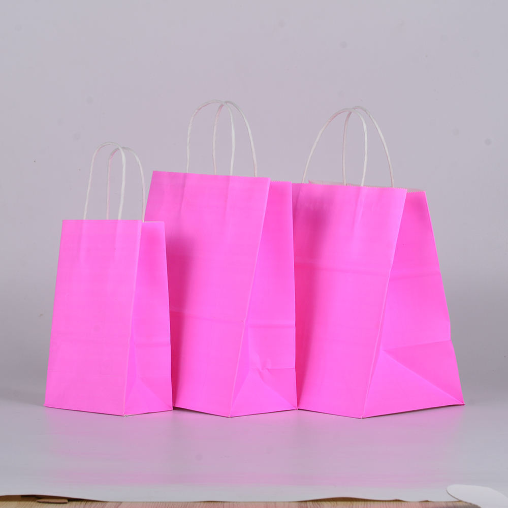 Custom Kraft Paper Shopping Bag with Your Own Logo