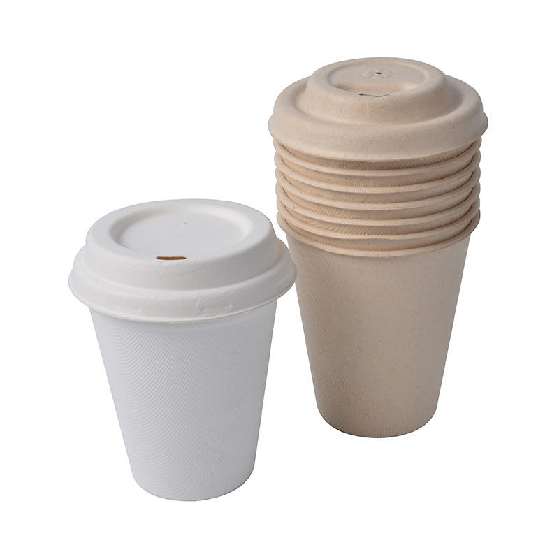 Custom Disposable Eco-Friendly Sugarcane Pulp Paper Cup