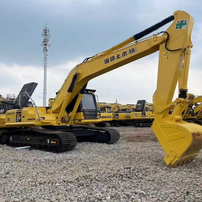 Japan Brand Komatsu PC210LC 165HP Hydraulic Excavator