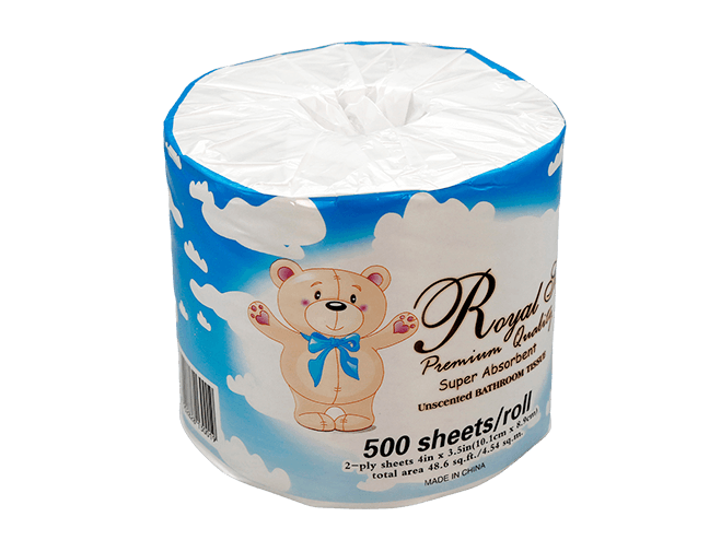 Kleine Rolle Toilettenpapier
