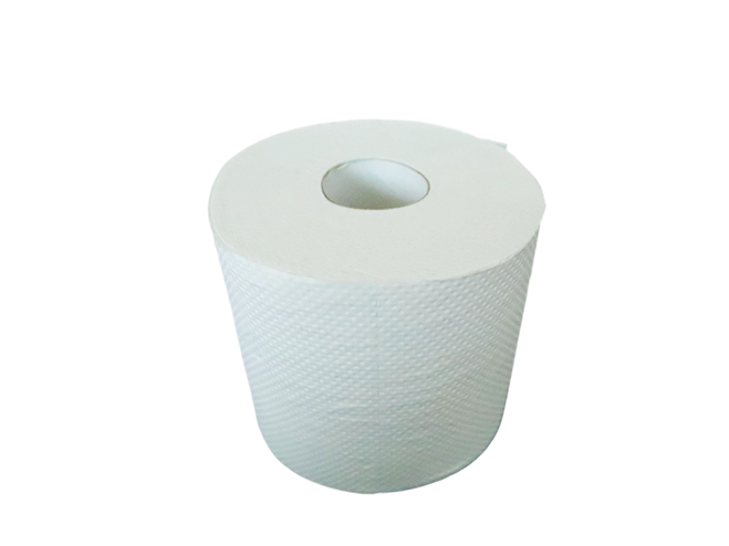 Kleine Rolle Toilettenpapier