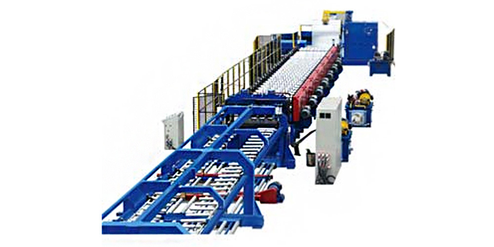 TF floor plate cold bending production line