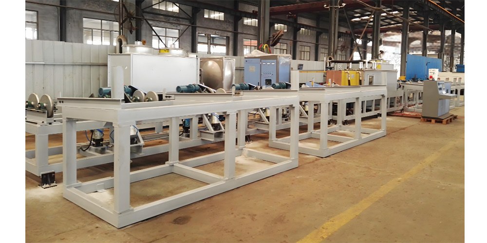 Steel pipe surface quenching line