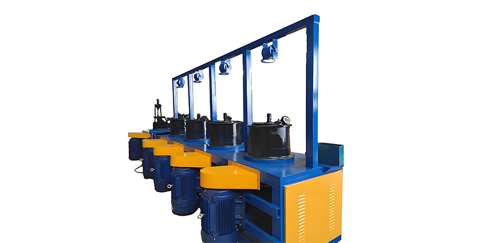 Pulled wire drawing machine