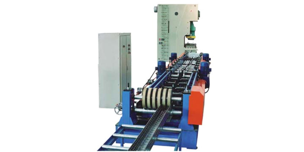 Cable tray cold bending production line