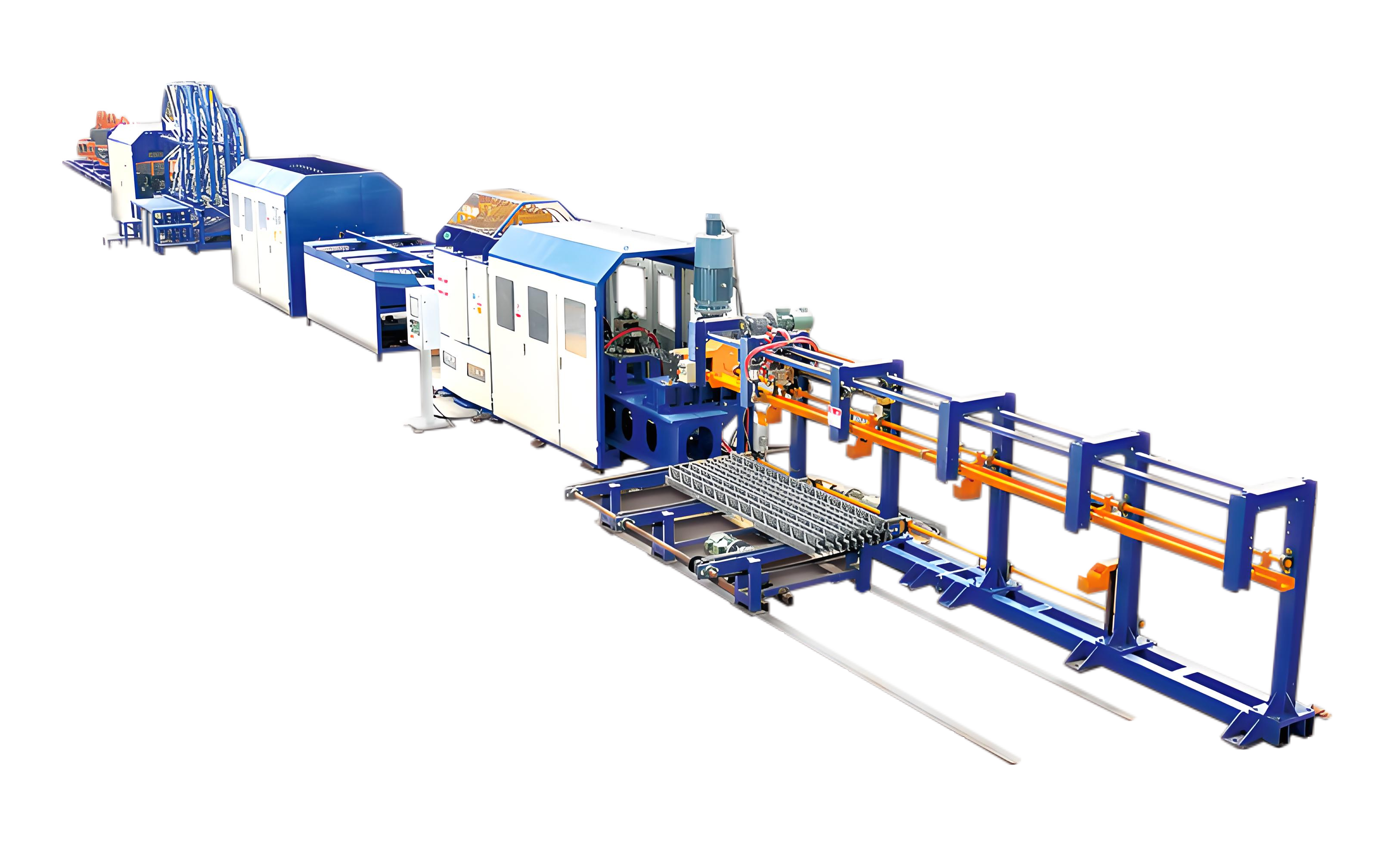 Steel bar truss production line