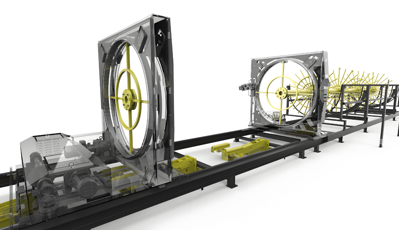 Intelligent steel cage roll welding machine