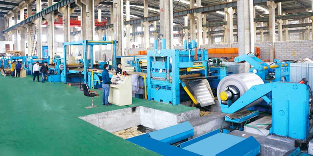 Sheet Uncoiling Leveling Cross-cutting Line