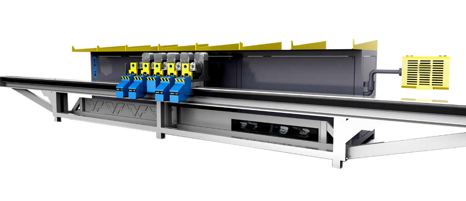 Intelligent five-axis bar bending center