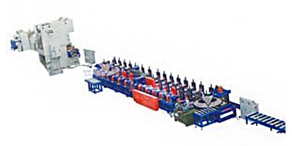 Foot pedal cold bending production line