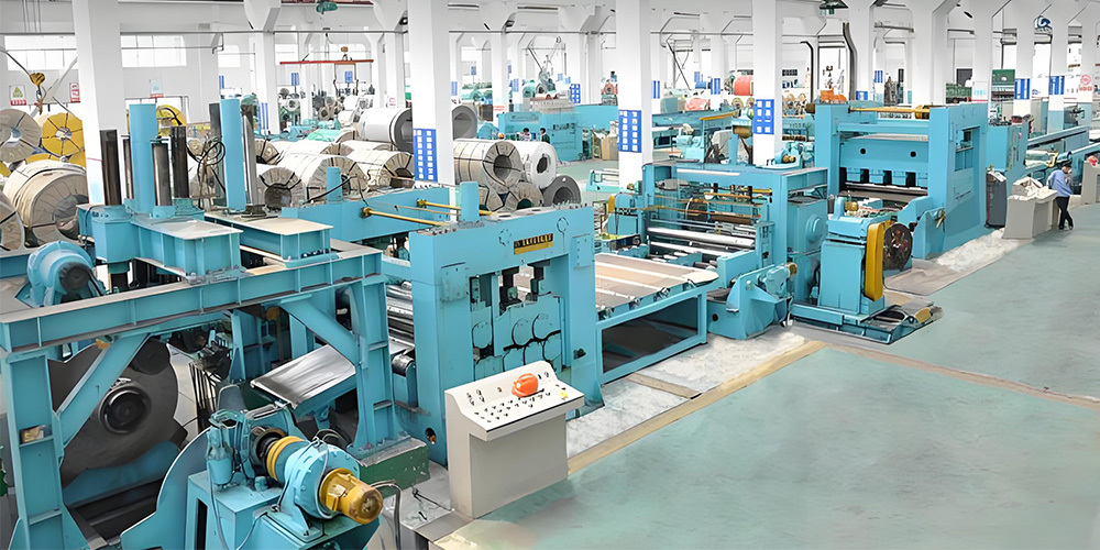 Ordinary uncoiling leveling cross-cutting line of thick plate