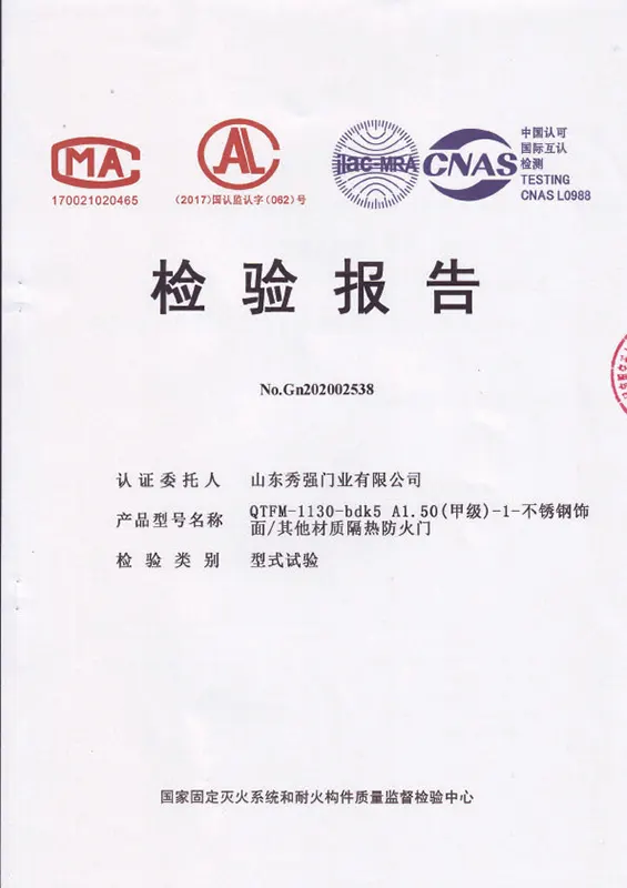 QTFM-A1.50 Class A QTFM-A1.50 Class A