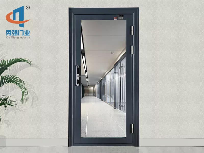 Hinged glass fire doors