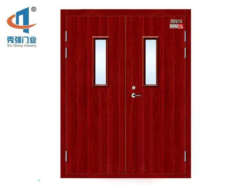 Steel-wood fire door