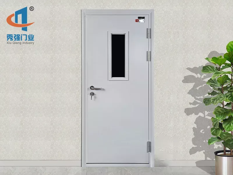 Steel fire door