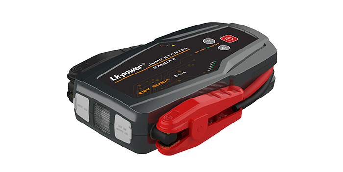 PANDA II 2000A Jump Starter details show