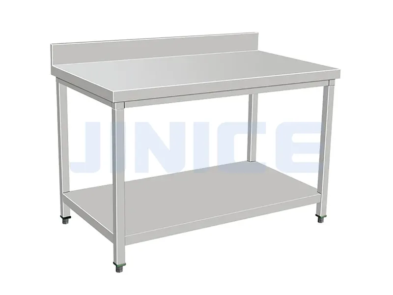 Stainless Steel Worktable(Square leg assembly with borders)