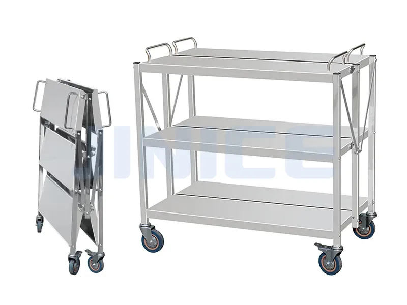 Stainless steel folding cart