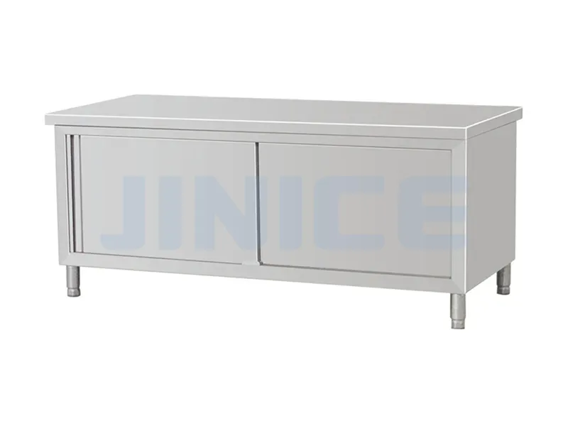 Stainless Steel Worktable with Cabinet