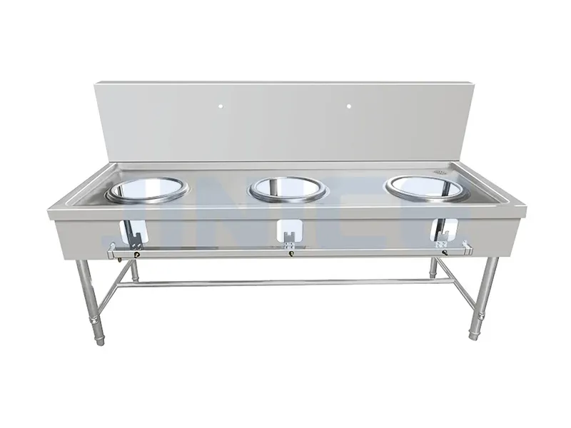 Support de cuisinière en acier inoxydable
